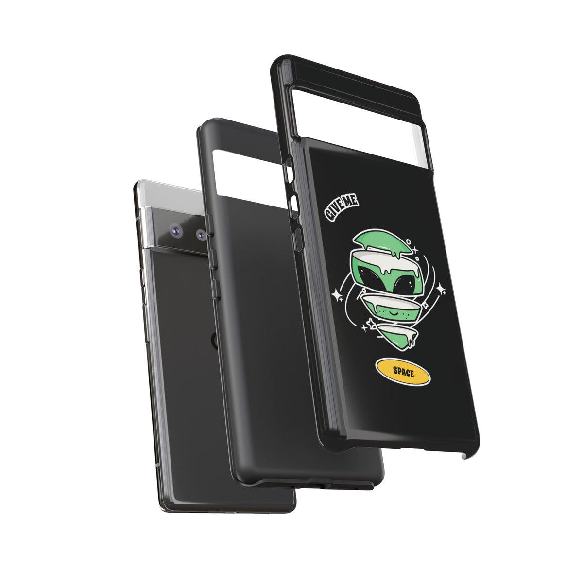 Give Me Space Funny UFO SciFi Tough Google Pixel Mobile Case