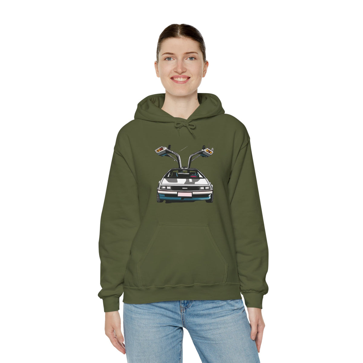 Delorian Sci-Fi Hoodie - Hop in My Delorian Sci-Fi Hoodie