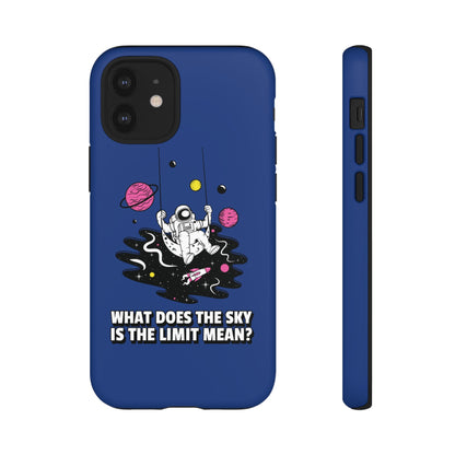 Astronaut iPhone Case Sky Is the Limit Sci-Fi Mobile Cover