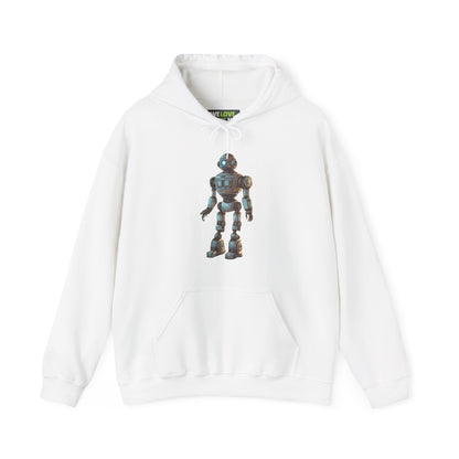 sci-fi hoodie-Hey Human Robot Spaceart Sci-Fi Hoodie