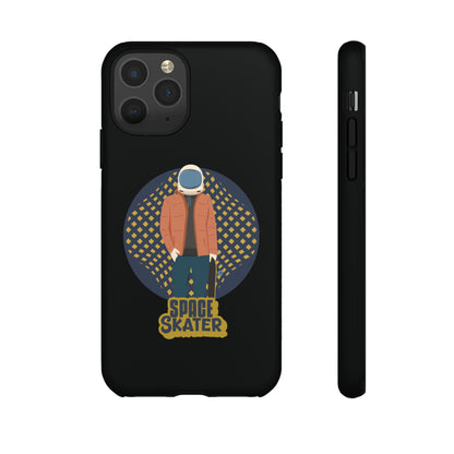 Space Skater Astronaut Sci-Fi Tough iPhone Mobile Cases