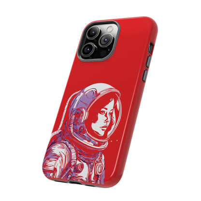 Duotone SpaceGirl SpaceArt Tough iPhone Mobile Cases