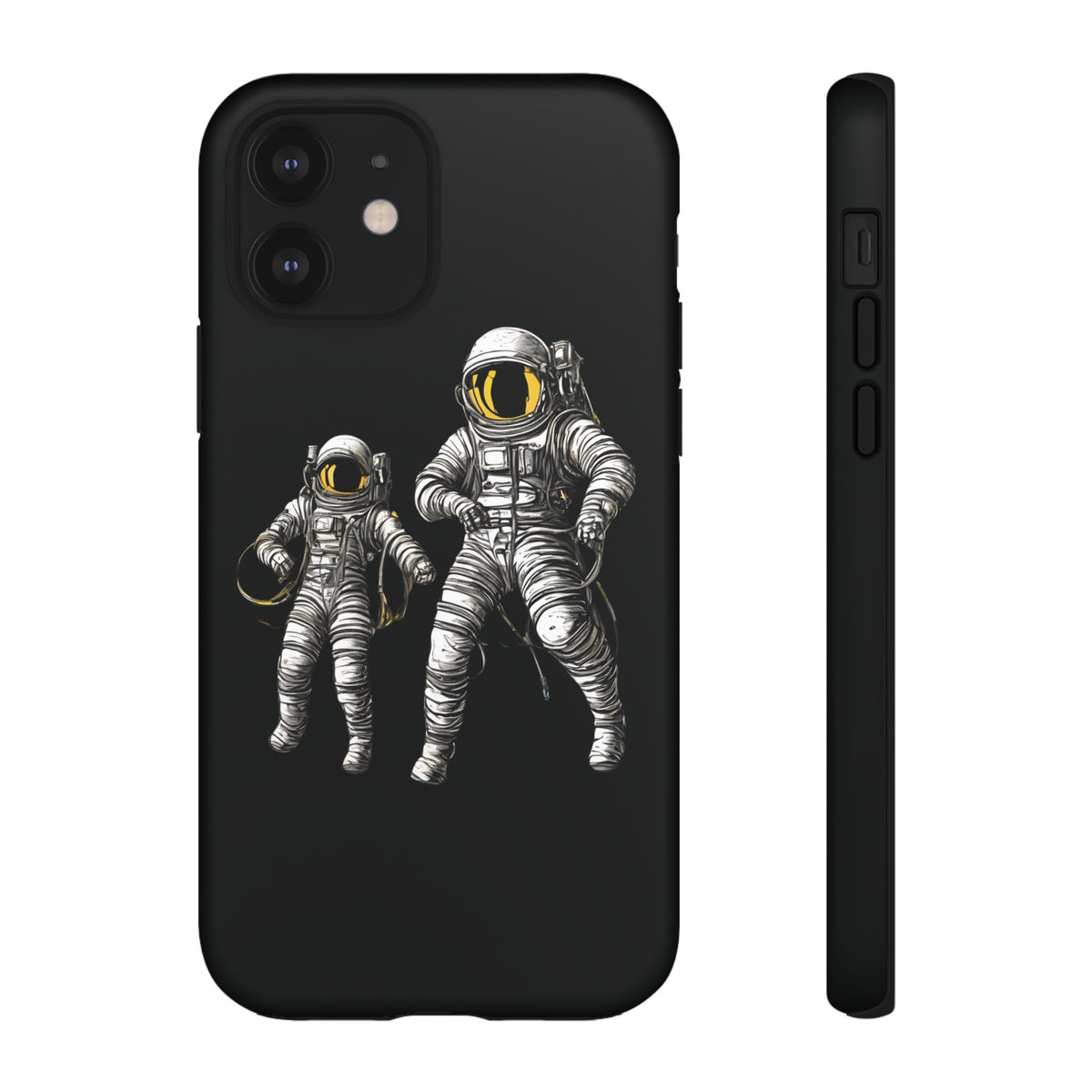 Astronauts Floating Tough iPhone Mobile Cases-welovescifi