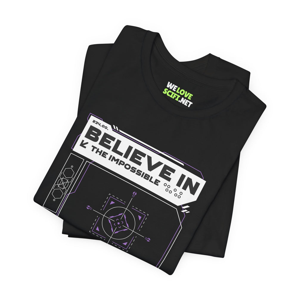 Believe In The Impossible Sci-Fi T-Shirt-welovescifi.net