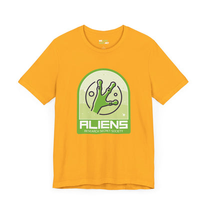 Aliens Research Secret Society UFO SciFi T-Shirt-welovescifi