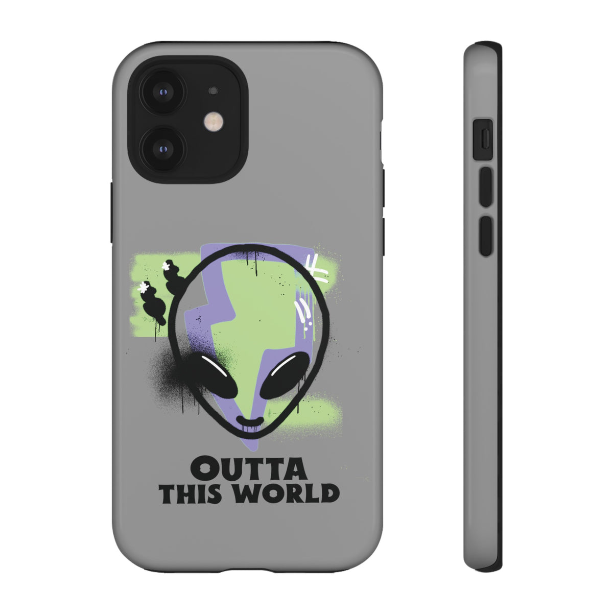 UFO iPhone Case Outta This World Sci-Fi Tough Mobile Cases