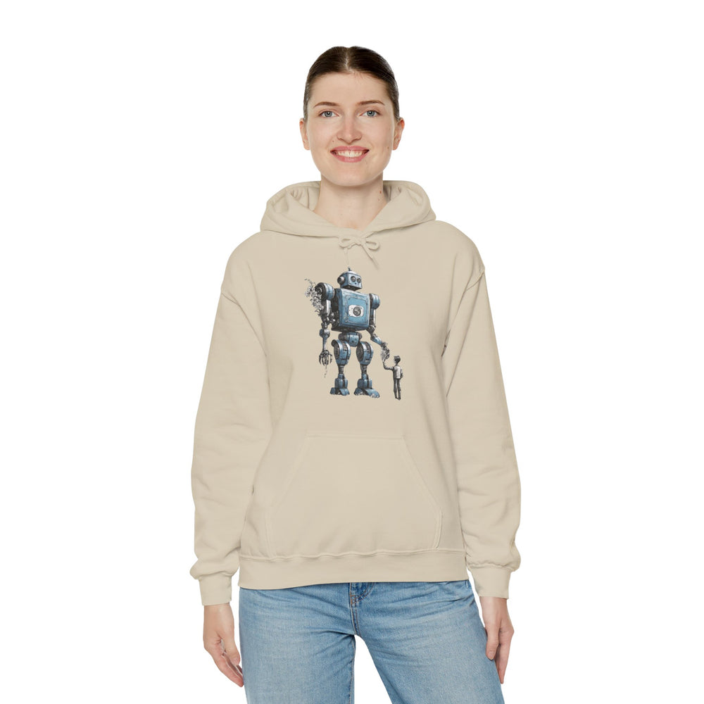 Bringing You Flower Robot Spaceart Sci-Fi Hoodie-welovescifi