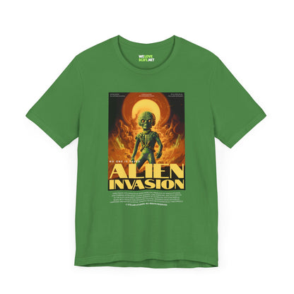 Alien Invasion Retro Sci-Fi T-Shirt-welovescifi.net