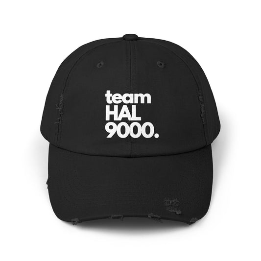 Team HAL9000 Supervillain Cap Distressed Sci-Fi Unisex Hat