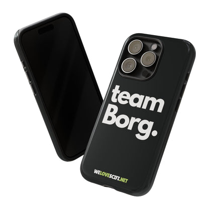 Team Borg iPhone Cases - Supervillain Tough Mobile Covers