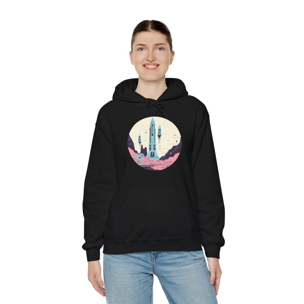 Space Art Hoodie - Sci-Fi Design for Space Enthusiasts