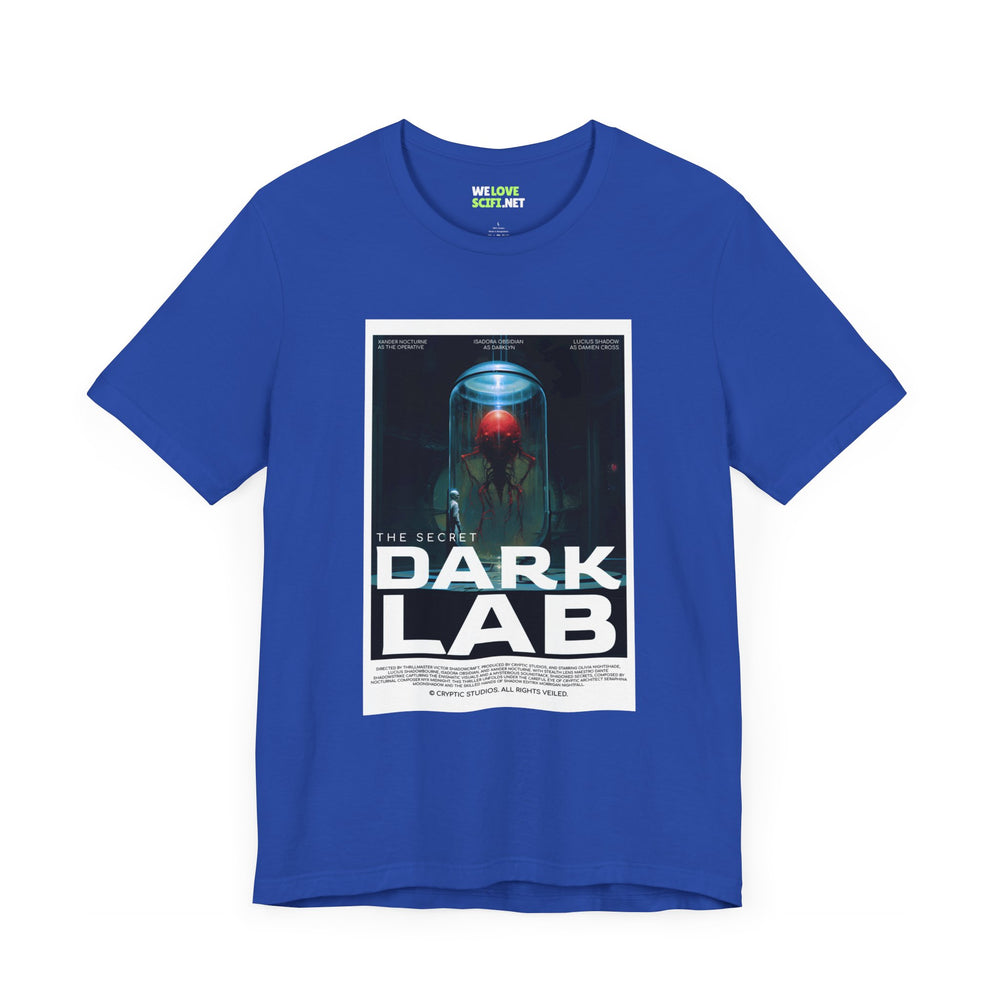 The Secret Dark Lab Retro Sci-Fi T-Shirt | We Love Sci-Fi