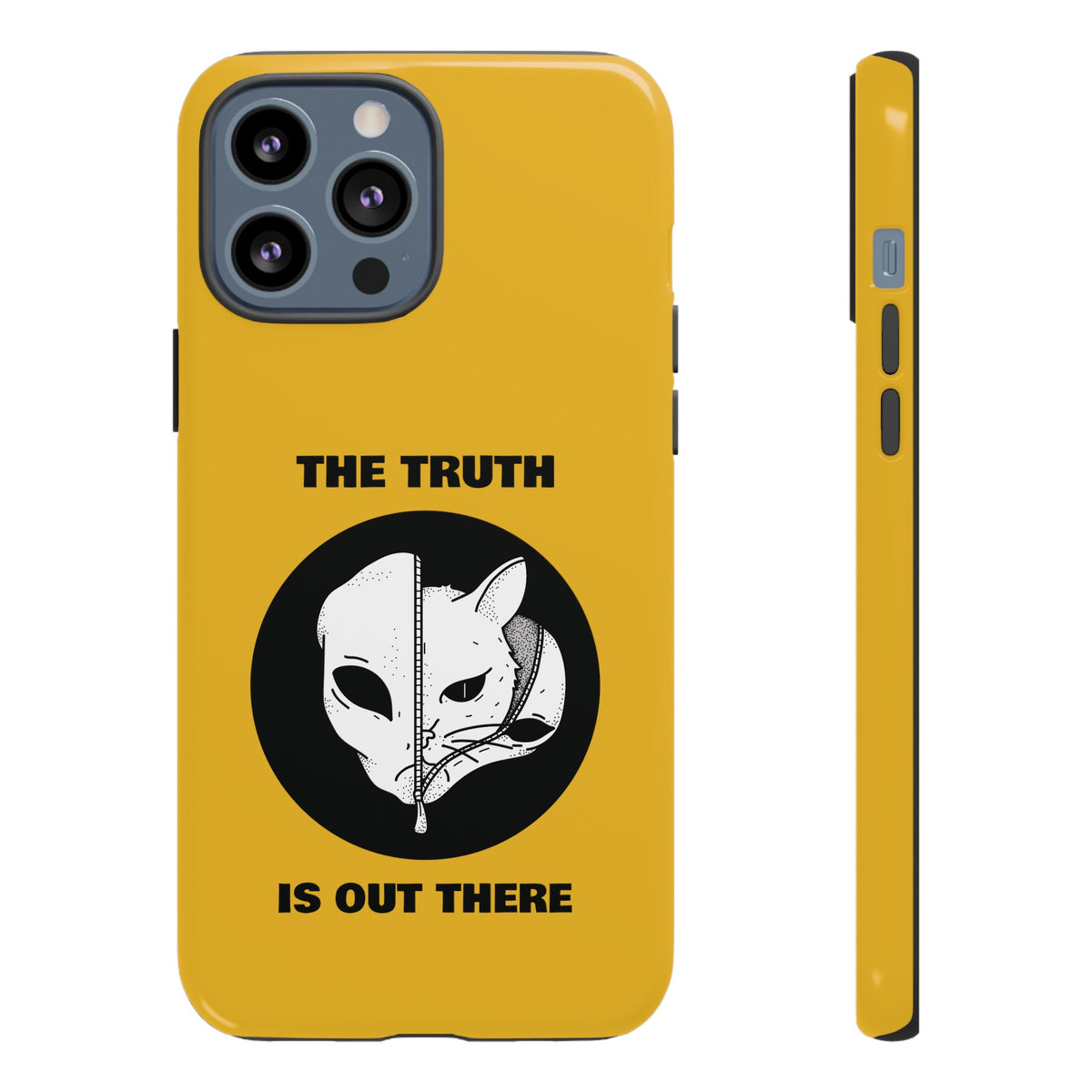 The Truth Is Outthere Funny Cat UFO Tough iPhone Mobile Cases-welovescifi.net