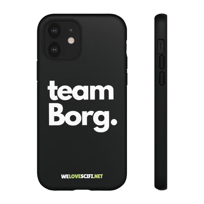 Team Borg iPhone Cases - Supervillain Tough Mobile Covers