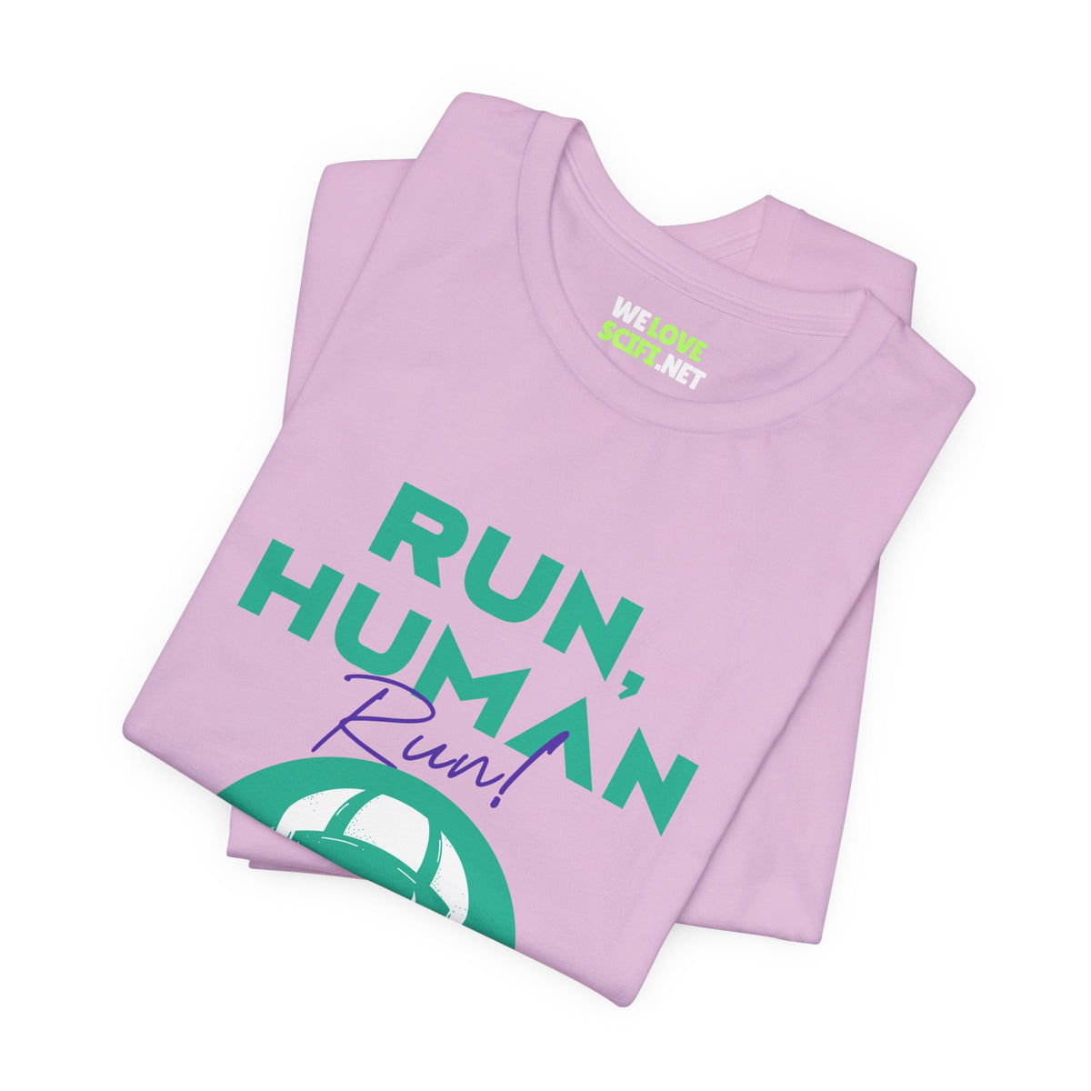 Run Human Run Funny Sci-Fi T-Shirt