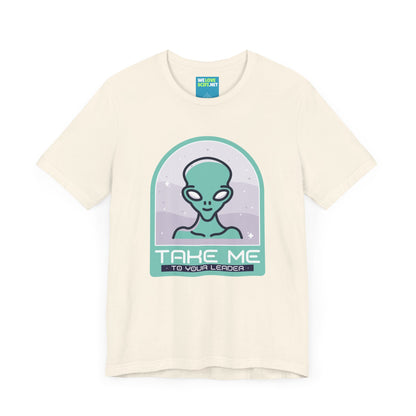 sci-fi UFO t-shirt-Take Me to Your Leader UFO SciFi T-Shirt