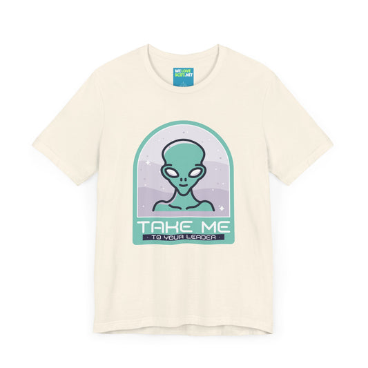 sci-fi UFO t-shirt-Take Me to Your Leader UFO SciFi T-Shirt