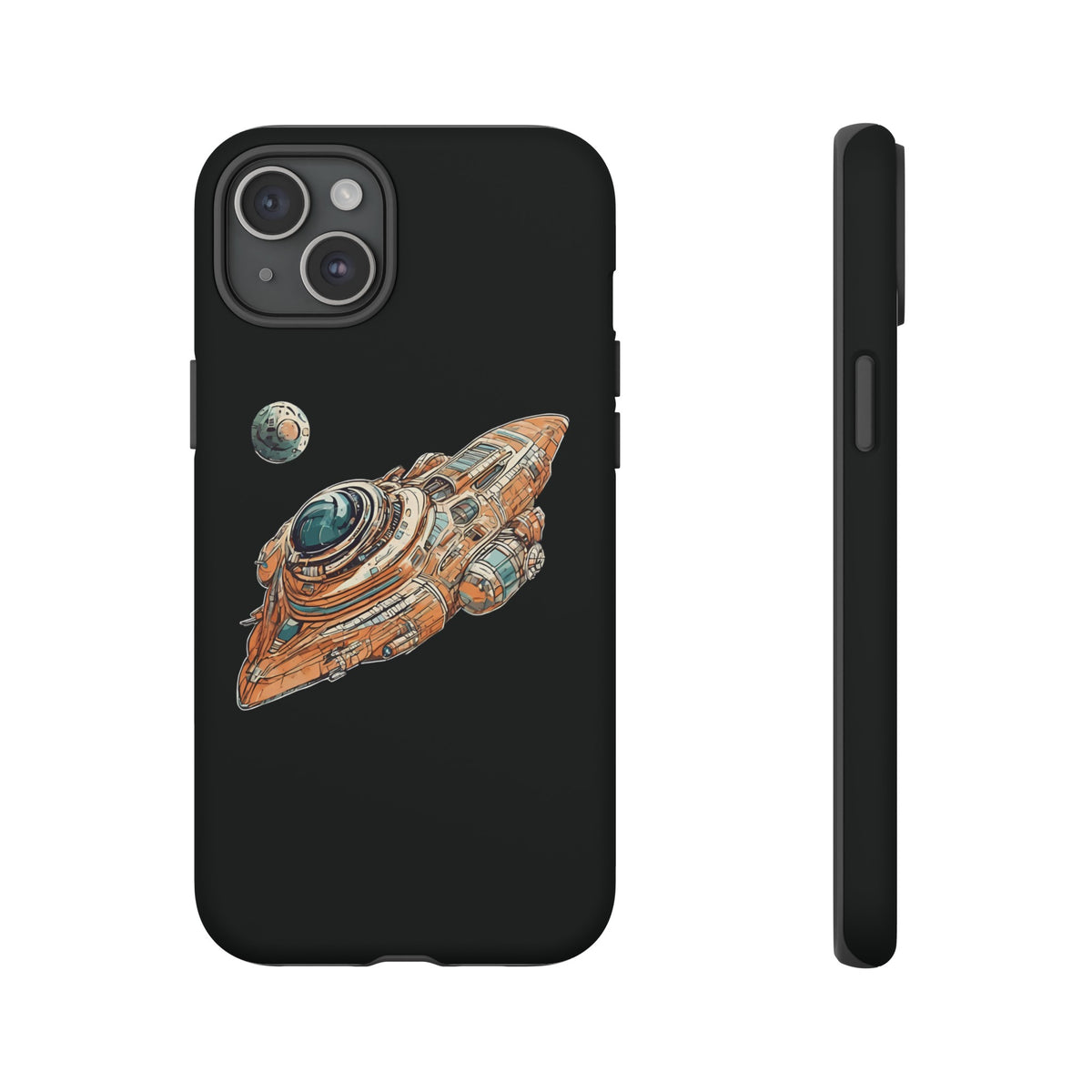 Durable Spaceship-76 Tough iPhone Cases