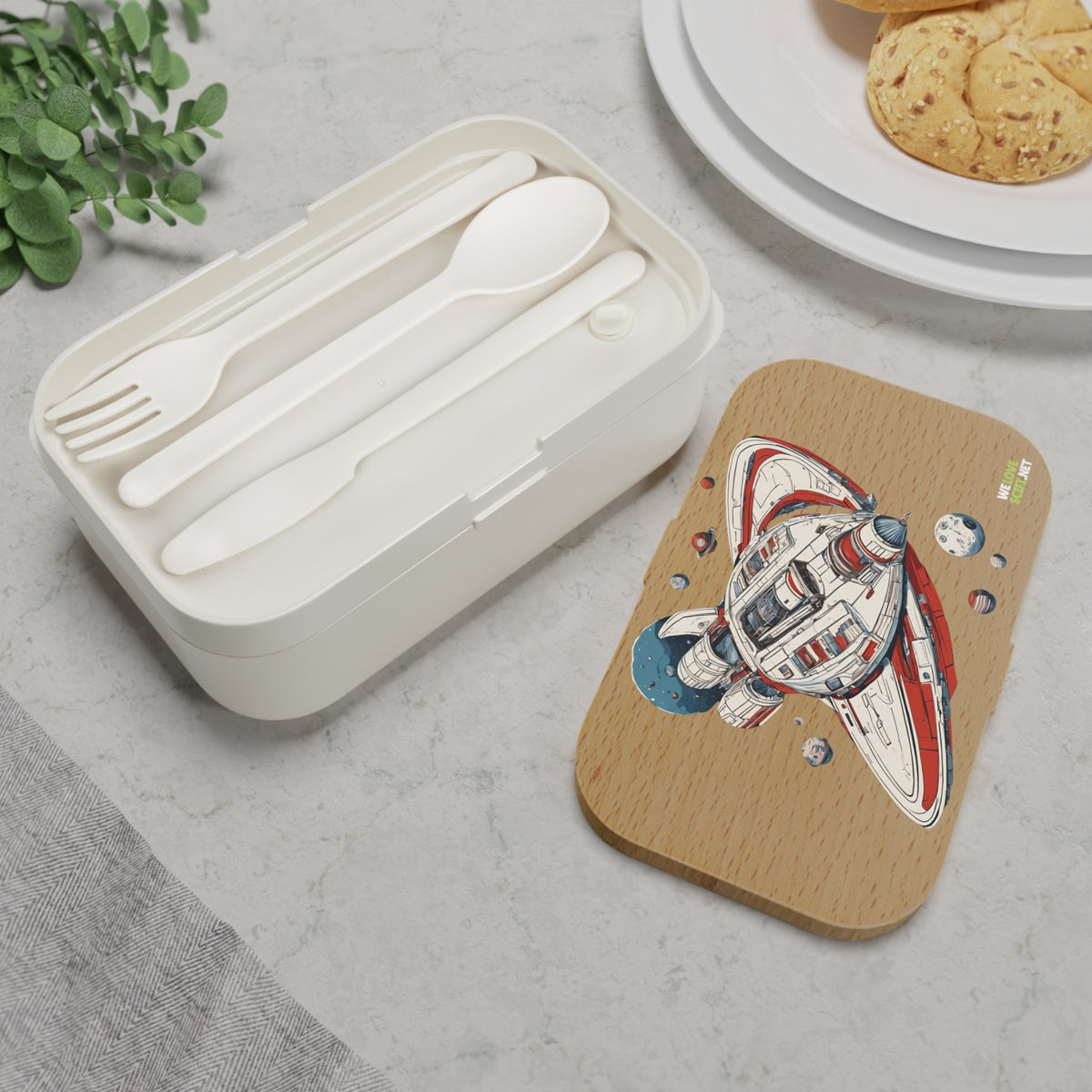 spaceship lunch box-Spaceship 19 SciFi Bento Lunch Box 