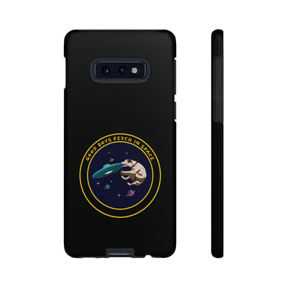 Fetch In Space Dog UFO Tough Samsung Galaxy Mobile Cases