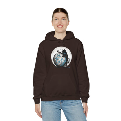 Space Player Cat Sci-Fi Hoodie - We Love Sci-Fi