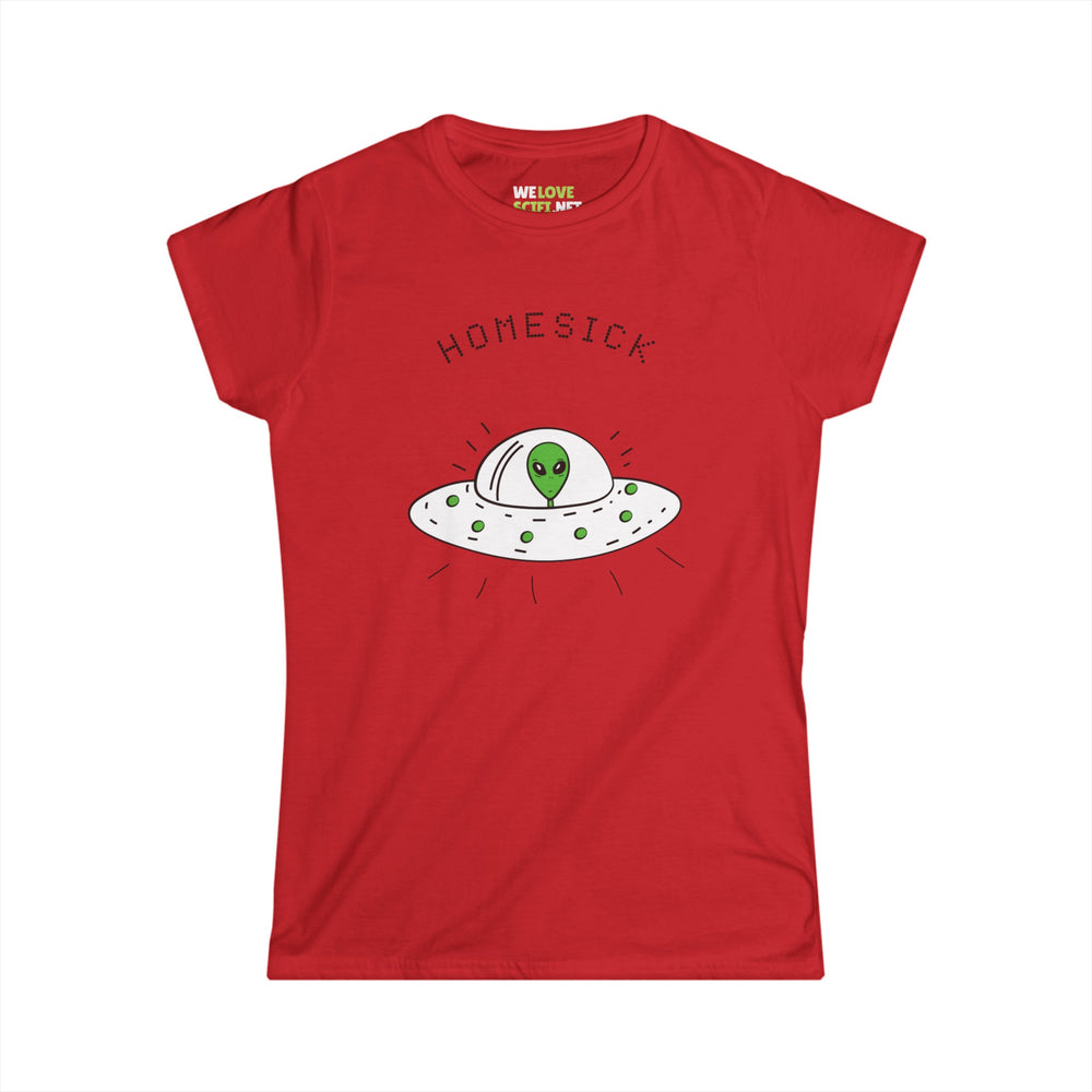 woman's tee-Homesick Funny UFO Woman's Tee-welovescifi.net