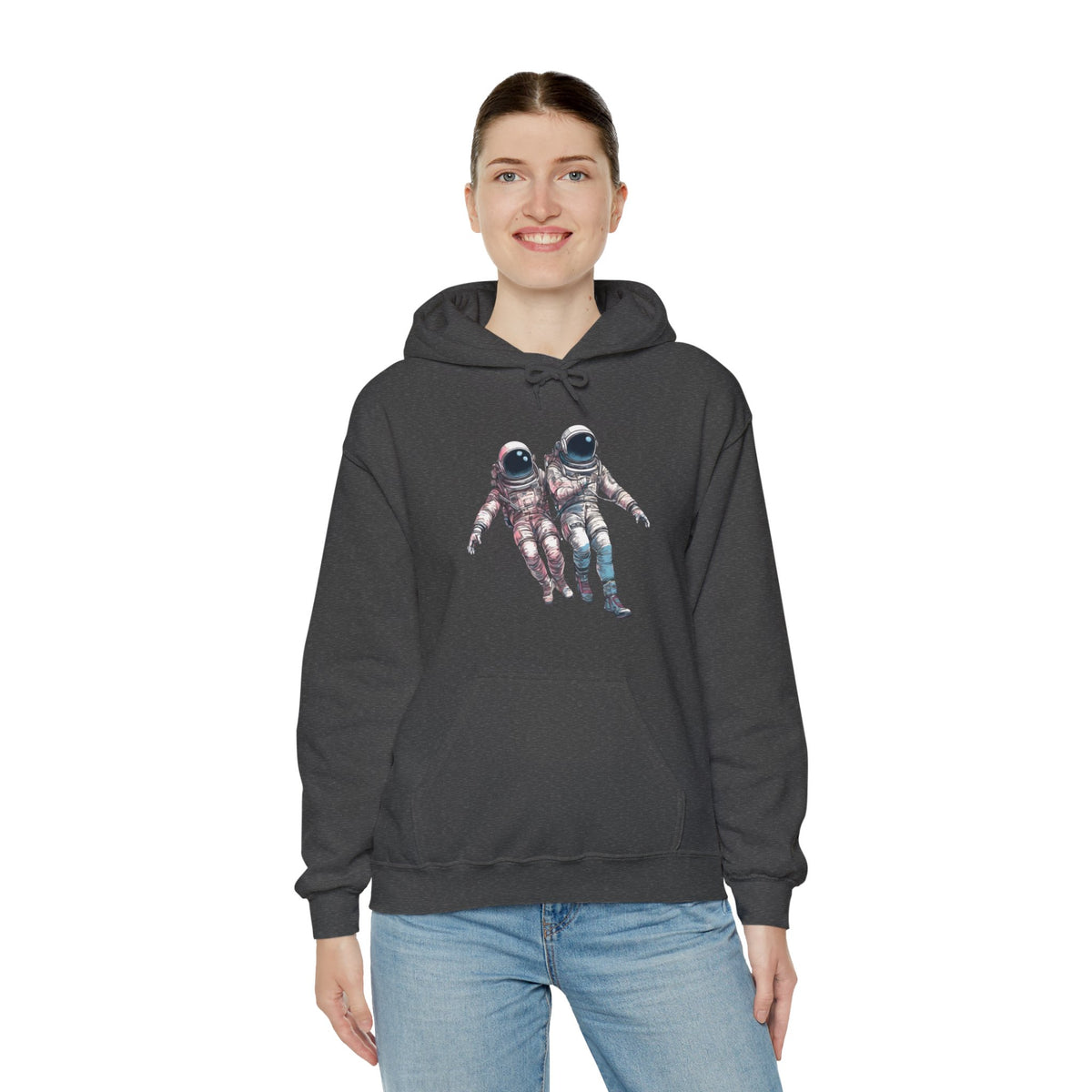 We're Floating As One Astronaut Sci-Fi Hoodie-welovescifi.net