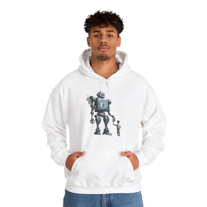 Bringing You Flower Robot Spaceart Sci-Fi Hoodie-welovescifi