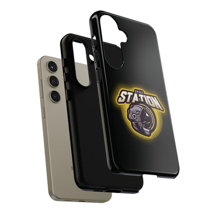 Space Station Astronaut Galaxy Cases