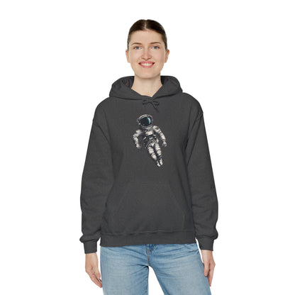 Floating Astronaut SpaceArt Sci-Fi Hoodie-welovescifi.net