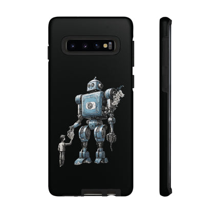 Robot Space Art Samsung Galaxy Case: Tough & Stylish