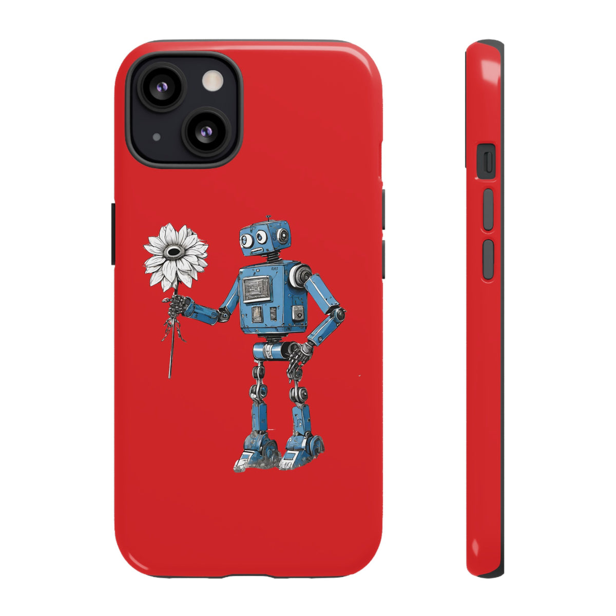 Maybe Baby Robot Spaceart Tough iPhone Mobile Cases