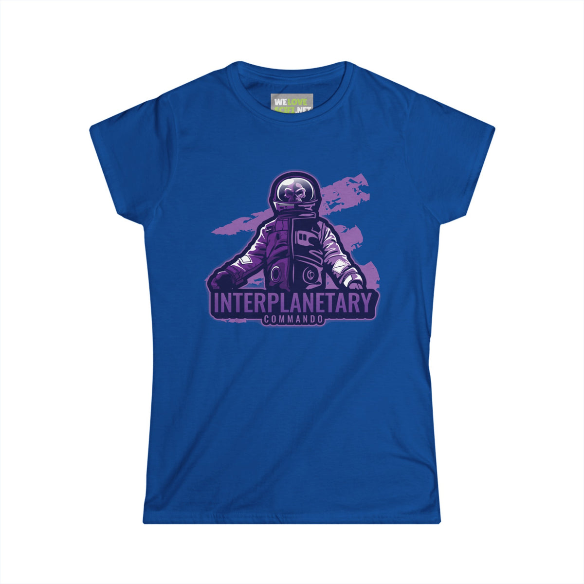 Interplanetary Commando Astronaut Woman Tee - Sci-Fi Apparel