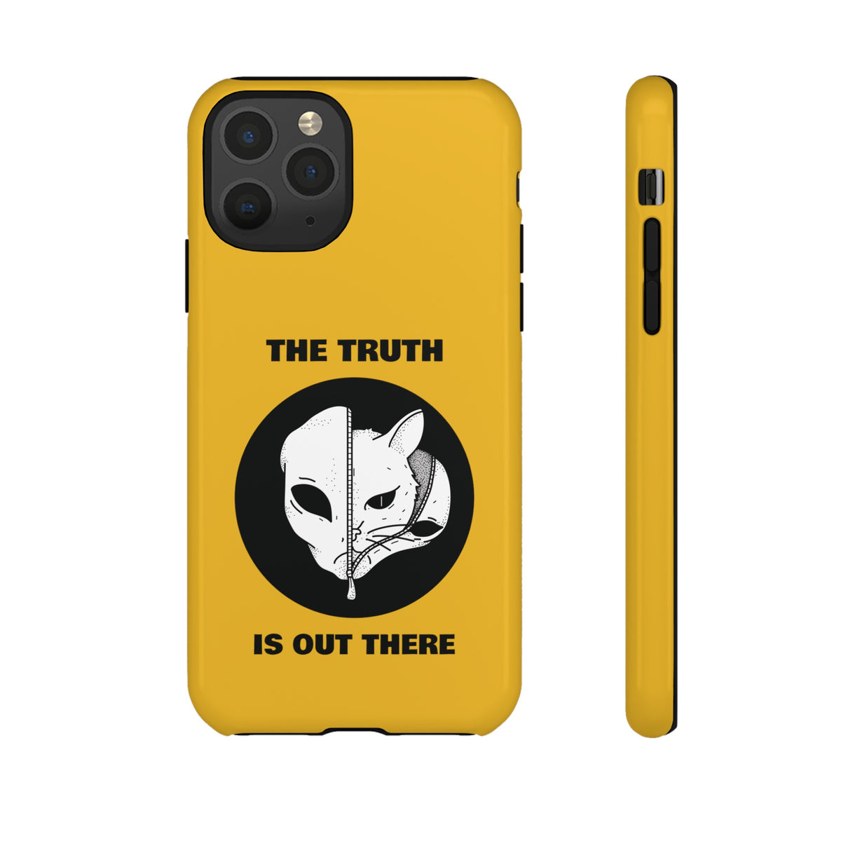 The Truth Is Outthere Funny Cat UFO Tough iPhone Mobile Cases-welovescifi.net