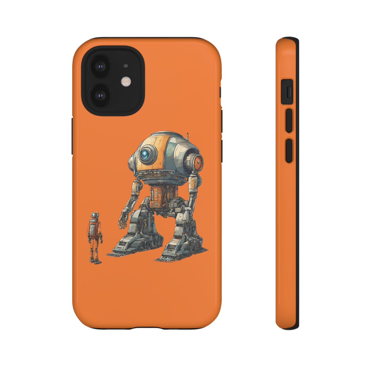 Robot Space Art iPhone Cases | Sci-Fi Tough Mobile Covers