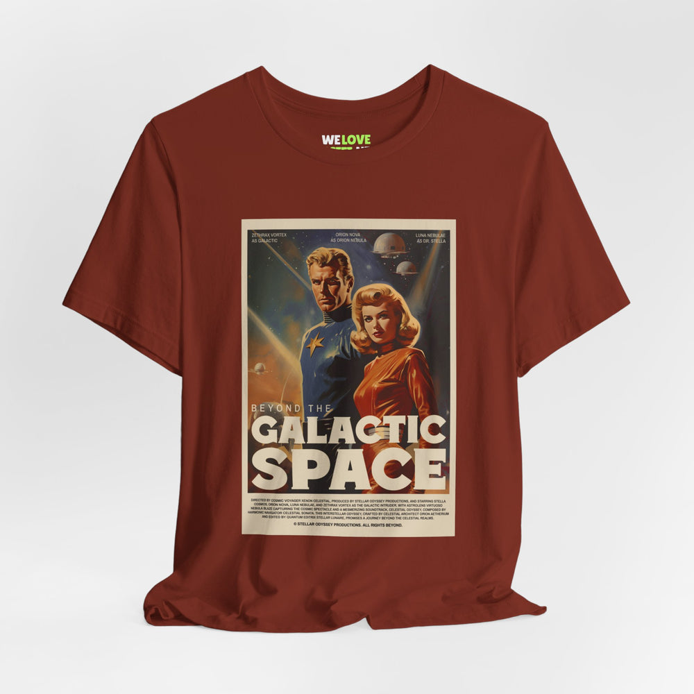 Beyond the Galactic Space Retro Sci-Fi T-Shirt-welovescifi