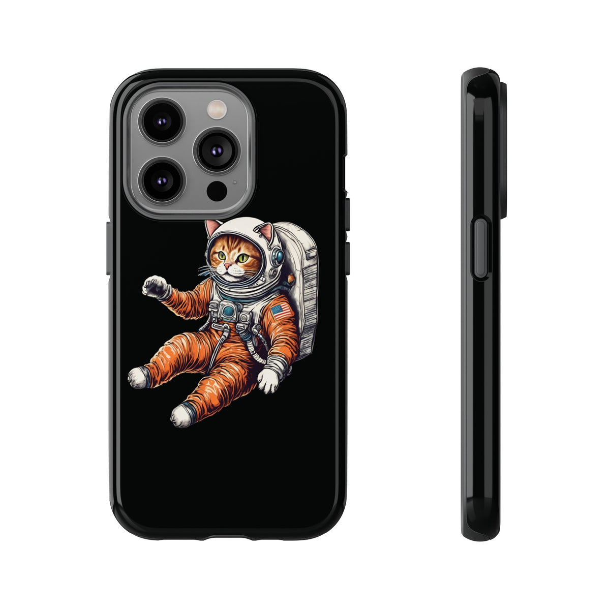 Redhead Spacecat iPhone Case - Tough Astronaut Mobile Cover