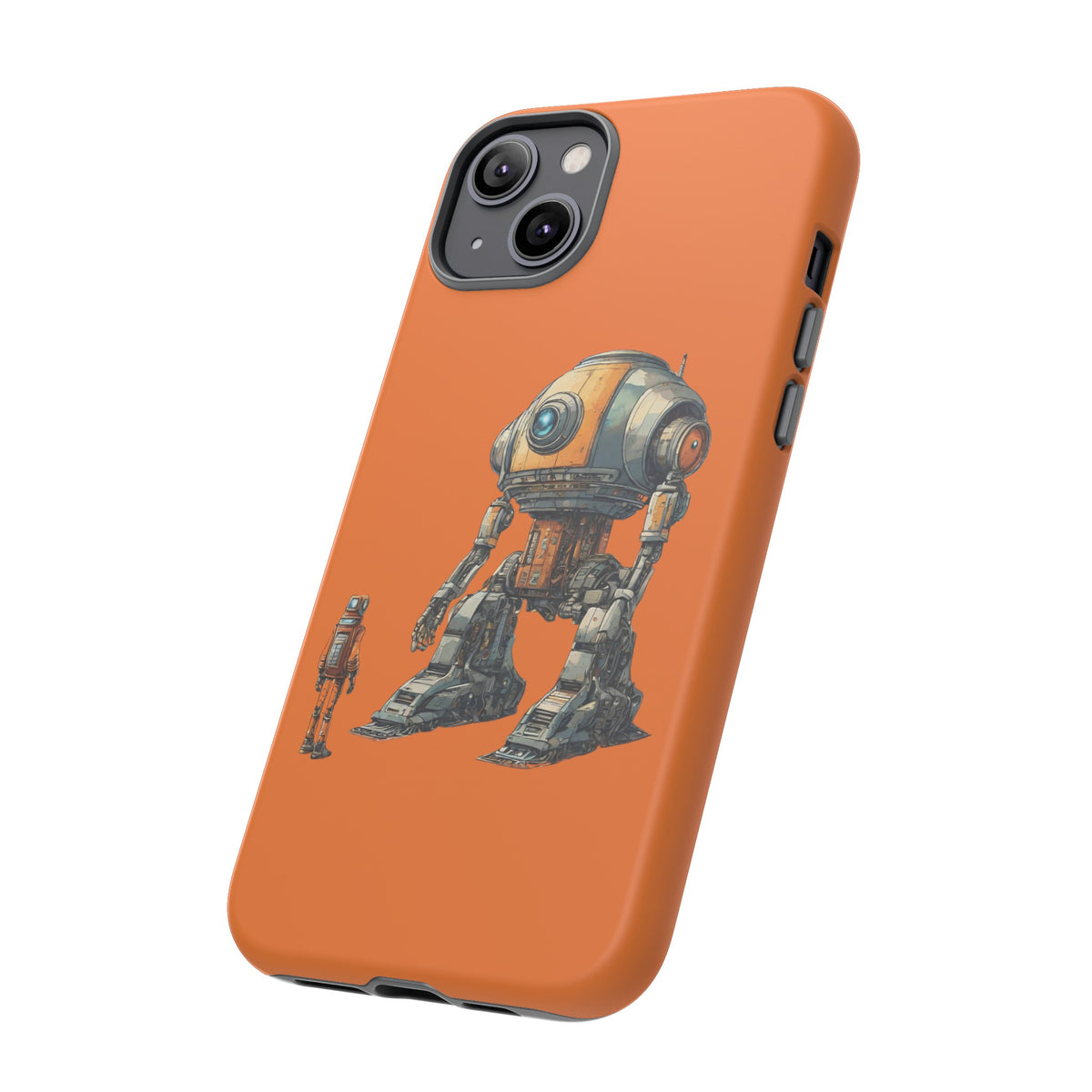 Robot Space Art iPhone Cases | Sci-Fi Tough Mobile Covers