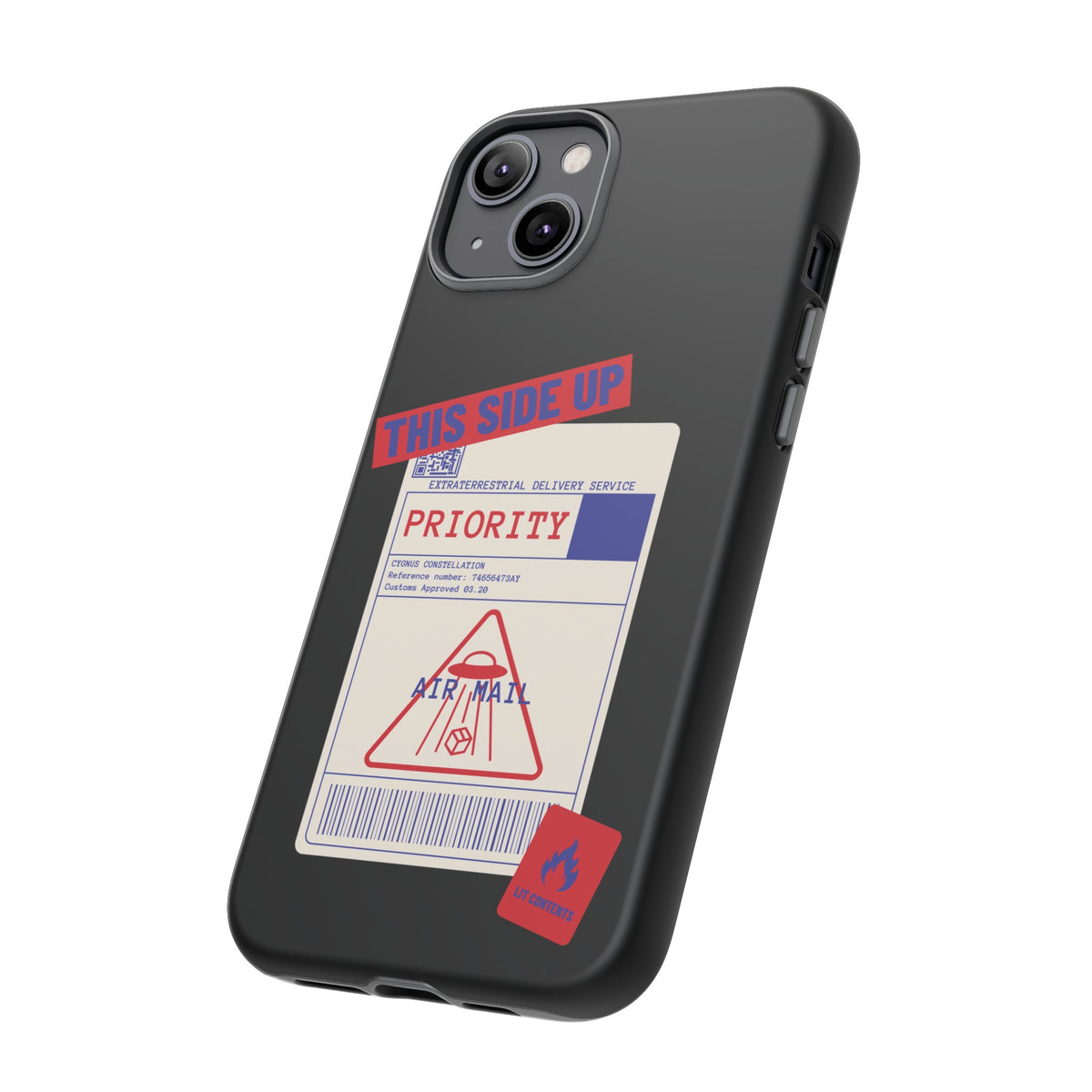 Extraterrestrial Delivery Phone Case - Funny UFO Sci-Fi