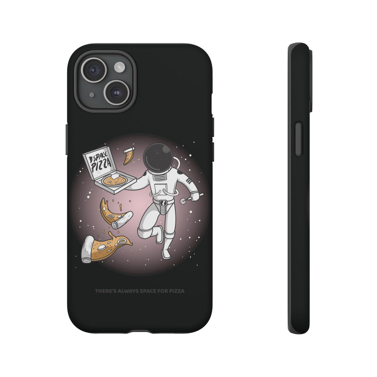 Space Pizza Case | Funny Astronaut Sci-Fi iPhone Cover