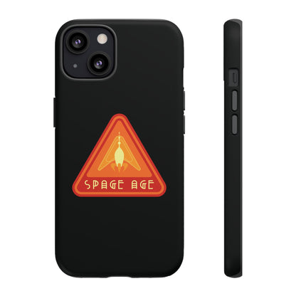 Space Age Retro Sci-Fi Tough iPhone Mobile Cases