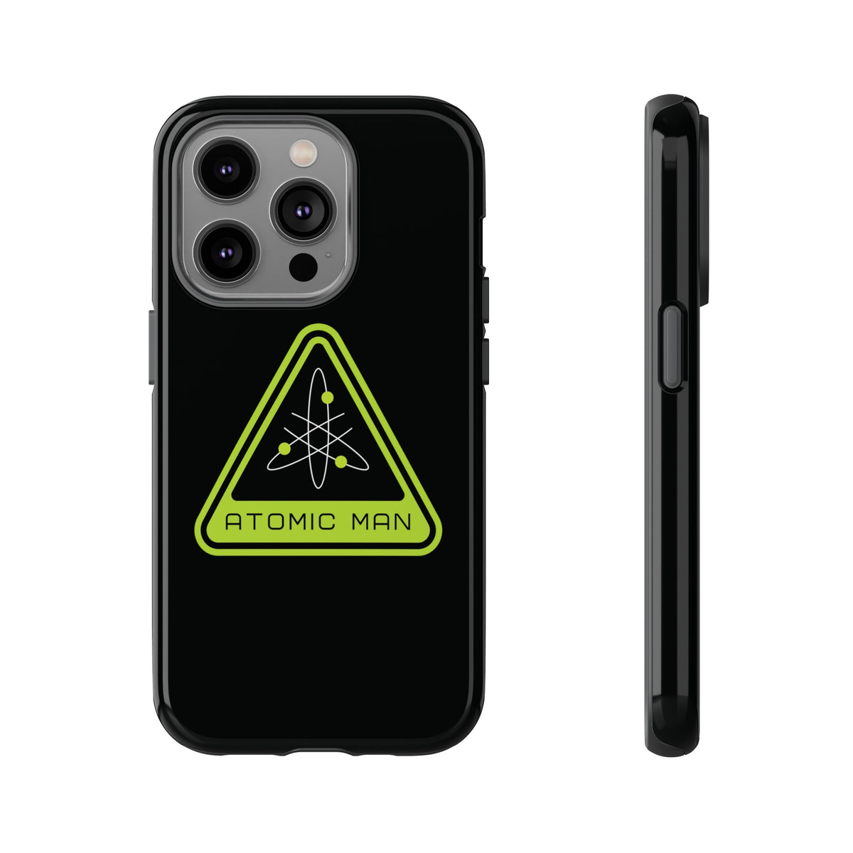 Atomic Man Retro Sign Sci-Fi Tough iPhone Mobile Cases