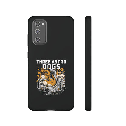 Three Astro Dogs Funny Sci-Fi Tough Samsung Galaxy Mobile Cases-welovescifi.net