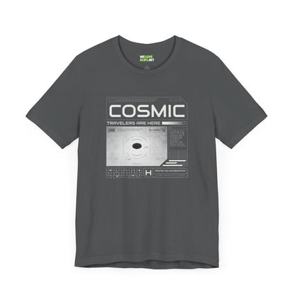 Cosmic Travelers Are Here UFO Sci-Fi T-Shirt-welovescifi.net