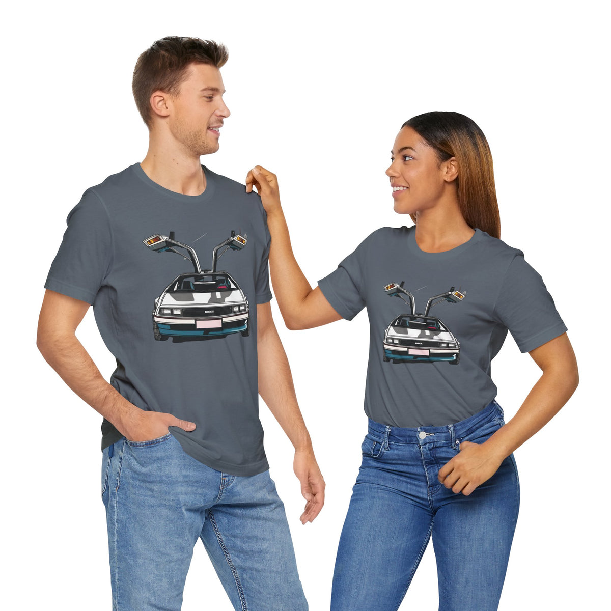 Delorian Sci-Fi T-Shirt | Unique Delorian Sci-Fi Apparel