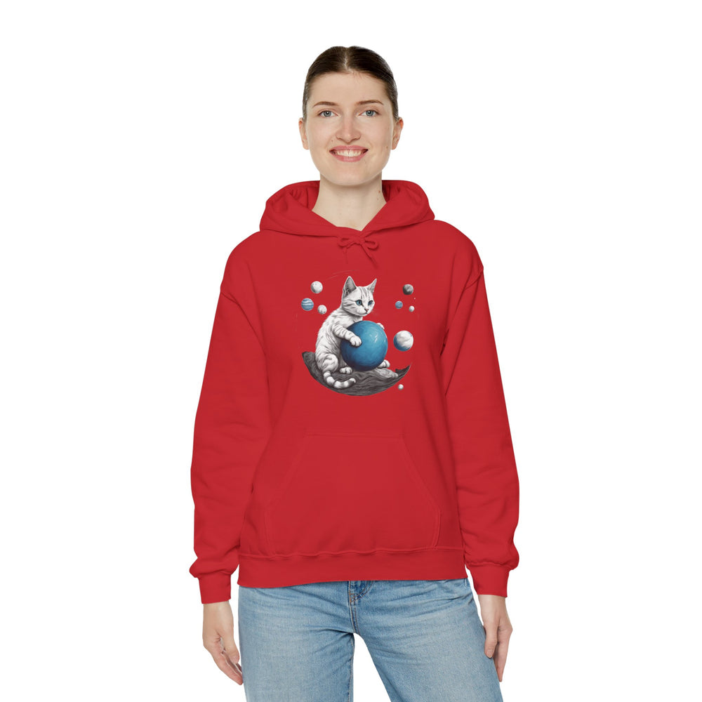 Space Player Cat 2 Sci-Fi Hoodie - Sci-Fi Hoodie