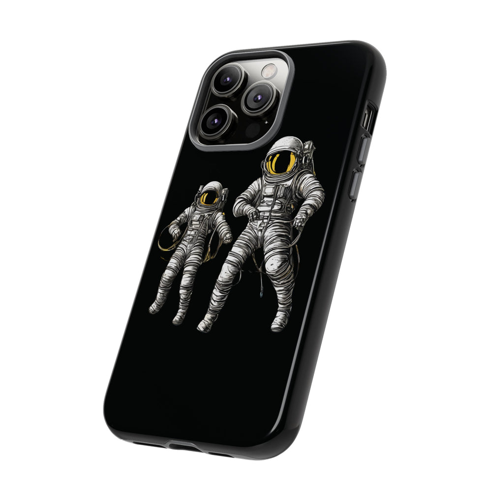 Astronauts Floating Tough iPhone Mobile Cases-welovescifi