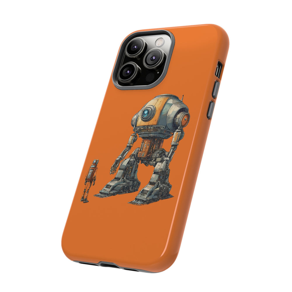 Robot Space Art iPhone Cases | Sci-Fi Tough Mobile Covers