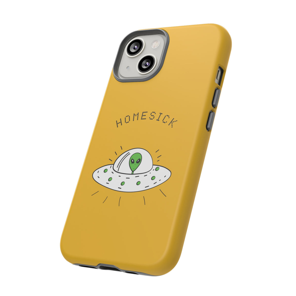 Funny UFO iPhone Cases Homesick Sci-Fi Tough Mobile Covers