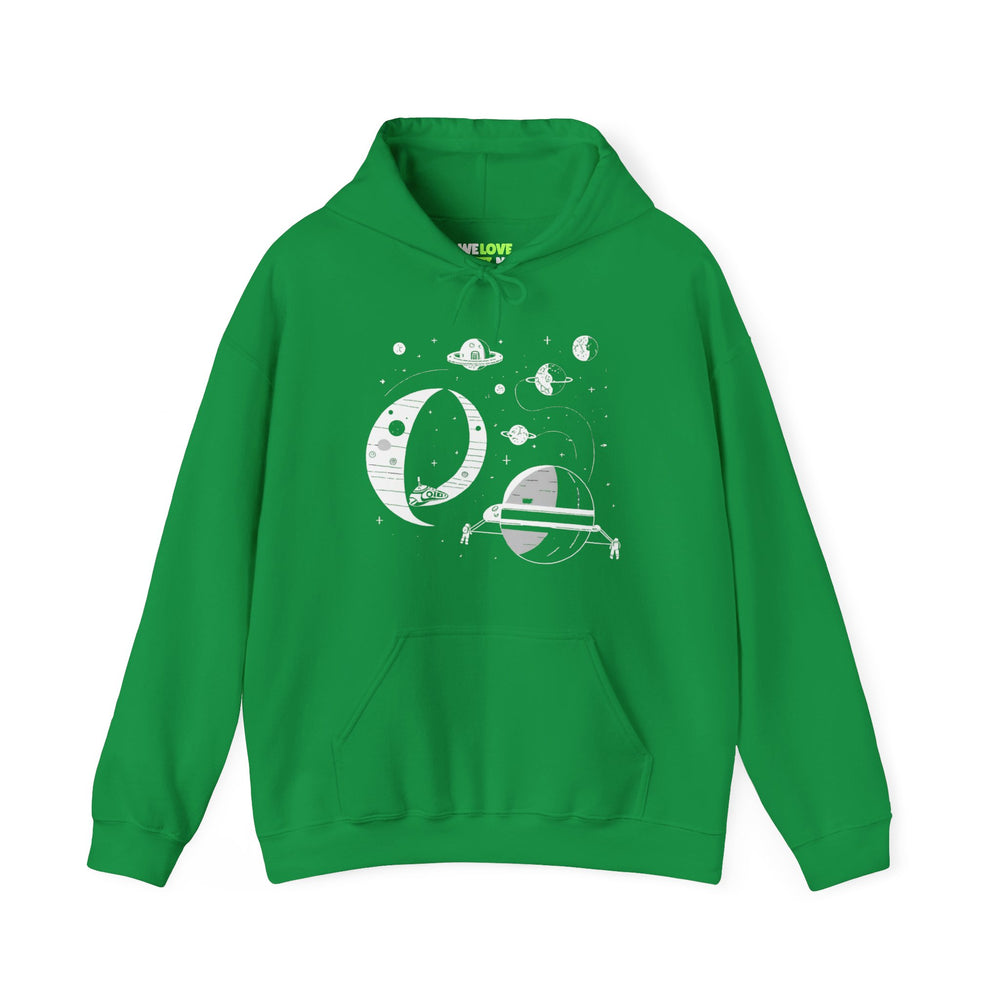 Space Station No283 SpaceArt Sci-Fi Hoodie